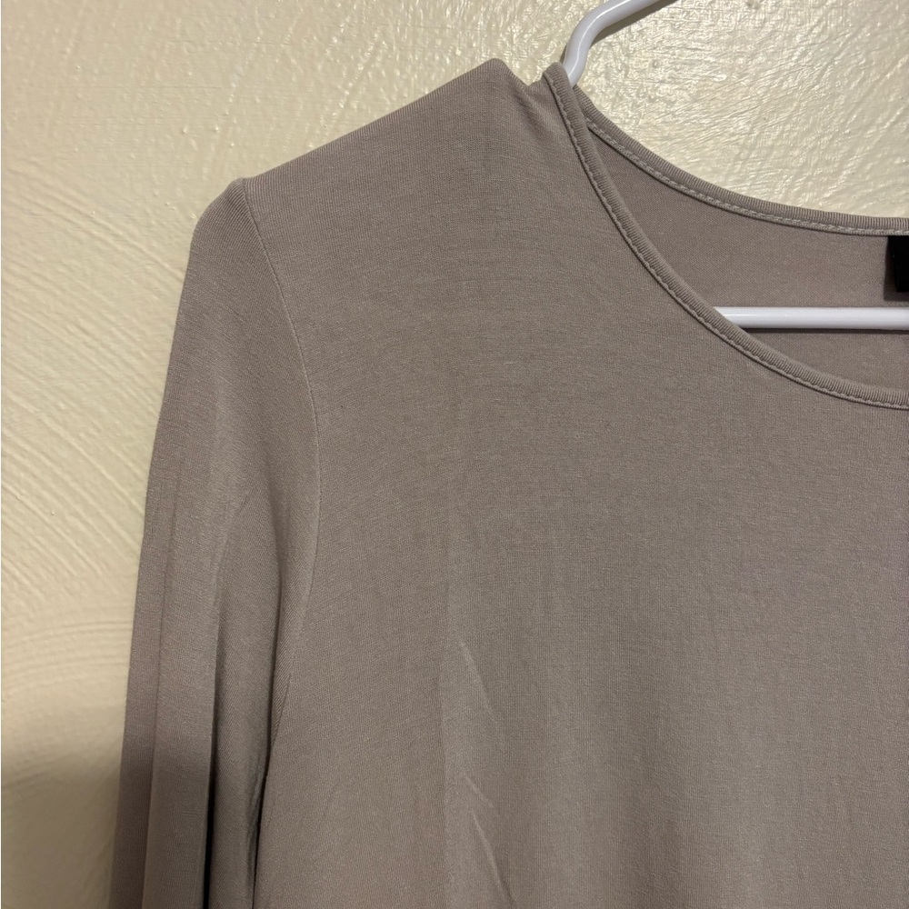 J. Jill Wearever Collection L Petite Taupe Knit Tunic - Picture 6 of 8